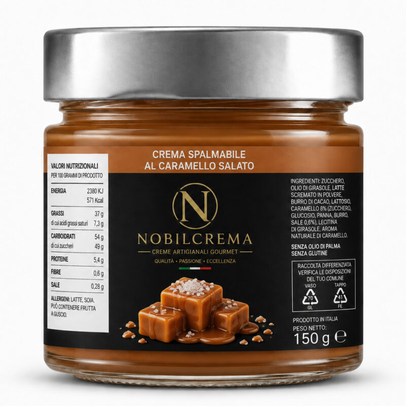 CREMA SPALMABILE AL CARAMELLO SALATO