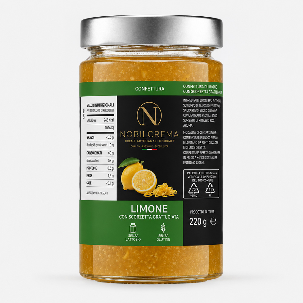 CONFETTURA DI LIMONE CON SCORZETTA