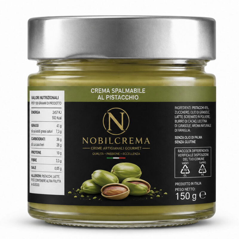 CREMA SPALMABILE CIOCCOLATO AL PISTACCHIO