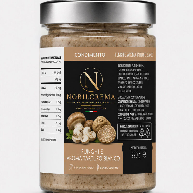 CREMA SPALMABILE IN AGRODOLCE FUNGHI AL TARTUFO