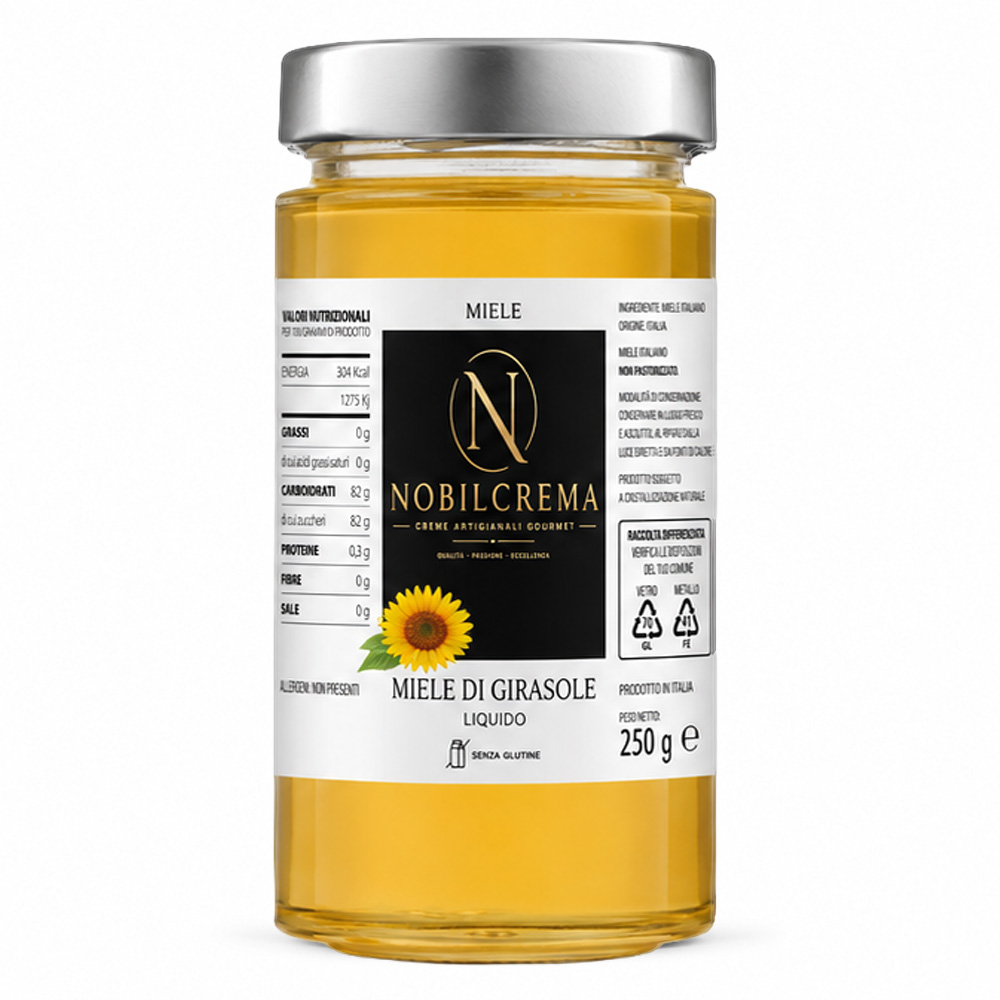 APICOLTURA DI MIELE DI GIRASOLE  250 GR